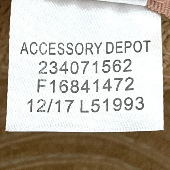 🌺 Accessory Depot Wide Brim Floppy Straw Beachy Embroidered Vacation Sun Hat - Picture 5 of 7